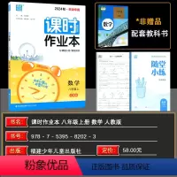 数学 八年级上 [正版]2024秋天津专版通成学典课时作业本八年级数学上册RJ人教版同步到课时随堂天天练通城学典课时作业