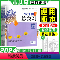 语+数+英(3本通用版) 小学升初中 [正版]2024木头马名师帮你小升初总复习语文数学英语人教版科学教科版全国小学六年