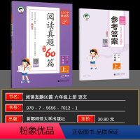 语文 六年级上 [正版]2024秋新版 53小学语文阅读真题精选60篇六年级上册通用版53小学生基础练6年级上册 五三曲