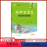文言文于阅读 九年级/初中三年级 [正版]2024版通成学典初中文言文阅读拓展训练九年级通用版初三上下册语文文言文专项拓