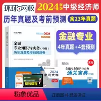 [正版]环球网校新版2024年中级经济师历年真题及押题模拟试卷 金融专业知识与实务 23版考试真题试卷全国经济专业技术
