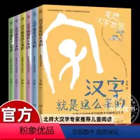汉字就是这么来的 全套6册 [正版]6册湘少汉字就是这么来的走进汉字世界孟琢讲诉中国文字发展演变史小学生三四五六年级课外