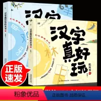 汉字真好玩机关书(全套2册) [正版]汉字真好玩机关书上下全2册3-6-7-8岁幼小衔接学前识字大王有故事的汉字启蒙书幼