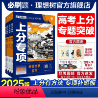 [4本套]语文1234 高考必刷题·上分专项[语文专题] [正版]理想树2025版高考必刷题上分专项语文专题版语文123