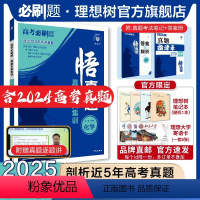 化学 全国通用 [正版]理想树2025新版悟真题化学真题分类集训高考必刷题真题全刷五年真题高考一轮复复习资料