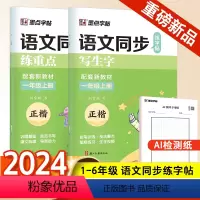 ??第二件半价 优惠 ?? [正版]墨点字帖一年级二三年级上册小学生练字人教版语文同步练字帖四五六年级下册生