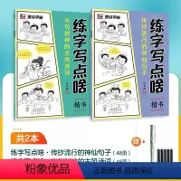 练字写点啥2本套+钢笔墨囊 [正版]抖音同款字帖练字成年正楷练字写点啥初高中学生成人古诗词楷书硬笔书法临摹钢笔练字帖