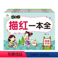 [3册]全套 [正版]幼升小描红一本全拼音汉字数字全一册 3-6岁幼小衔接练习作业本幼儿园升小学语文启蒙写字练字帖一日一