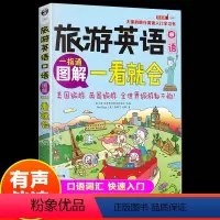 [正版] 图解旅游英语口语一看就会 旅游英语口语大全 自学英语口语书籍 旅行英语应急口语入门 出国国旅游英语口语 旅游
