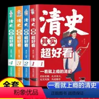 (全4册)清史其实超好看 [正版]清史其实超好看全4册 清朝那些事儿中国历史书清朝代史清史满清王朝康熙乾隆皇帝小学生青少