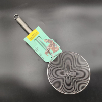 沃德百惠 悠宝16cm巧厨不锈钢网漏火锅勺滤油勺