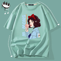 Claw money短袖女2022夏季新款ins潮超火女生上衣宽松大码纯棉t恤