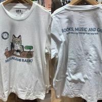 白色 小猫读书 XS 90斤以下 U库村上春树Murakami Radio三方联名男装短袖T恤