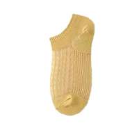 1只袜子[拍两件发1双] 厚袜子女秋冬季中筒袜加绒加厚款保暖卡通咖色系可爱小熊毛圈长袜