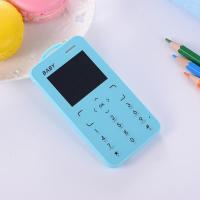 [移动版]-蓝色 标配:手机+数据线+充电器+挂绳 移动版迷你卡片可爱超薄男女学生超小袖珍移动儿童卡片手机备用机