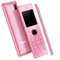 粉色-电信版 标配:手机+电池+充电器+耳机 学生直板按键 超薄电信移动卡片手机超小迷你老人老年 备用小手机