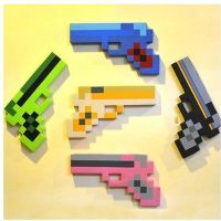 小手枪1把颜色随机 我的世界游戏同款武器模型钻石剑镐铲子7岁8岁男孩玩具非积木玩具