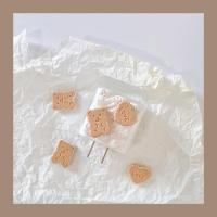 奶油爱心饼干透明套 苹果13数据线保护套iphone11promax充电器头12 mini适用快充20w