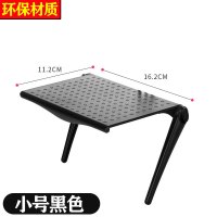 小号[1个](黑)-尺寸 :16.2*11.2cm 1层 电视机置物架免打孔屏幕显示器顶部盒子机顶盒支架子路由器收纳架