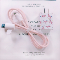 ins马蝴蝶(数据线保护) 适用华为畅想10/9 plus荣耀8x/9i数据线保护套nova5i充电线保护线