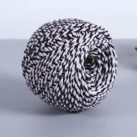 黑白-2MM1.6斤 绑大闸蟹绳子 大闸蟹包装绳 绑蟹绳子青蟹绳 扎螃蟹绳子 捆蟹绳