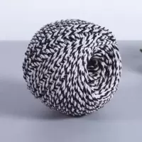 黑白-2MM1.6斤 绑大闸蟹绳子 大闸蟹包装绳 绑蟹绳子青蟹绳 扎螃蟹绳子 捆蟹绳