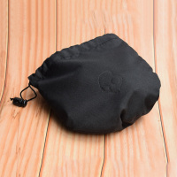 黑色耳机袋 适用于骷髅头飞行员HESH3耳机收纳包收纳袋耳袋21cm便携包耳机包