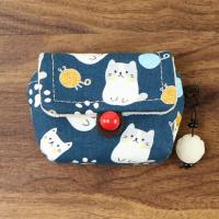 招财猫(蓝)-1 适用ambie sound earcuffs骨传导式降噪耳机充电盒保护套收纳包袋