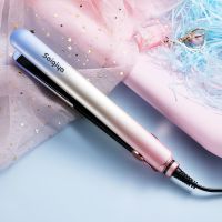 单品 直发夹板不伤发卷发棒刘海内扣直发器卷发两用男女学生拉直夹熨板