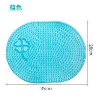 蓝色单个装 搓澡神器硅胶懒人搓背洗澡刷后背按摩不求人浴室吸盘擦背洗垫贴墙