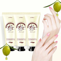 120g 莱玫3支山羊奶护手霜120G秋冬补水保湿滋润嫩手防干裂润手膜霜