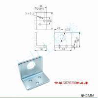 36203 快速夹具推拉式GH 36202M 焊接夹钳测试架夹具锁紧器夹具36202