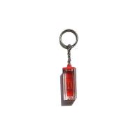 钥匙扣水平尺红色 小型高精度水平尺迷你便携带笔型水平仪钥匙链挂扣式强磁平衡尺子