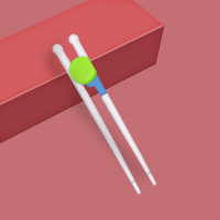 1双(二段筷子) 儿童筷子训练筷4一段二段3岁宝宝学习练习6小孩家用辅助神器男孩2