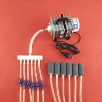 20瓦送12米管6气石6止 森森渔亭养鱼氧气泵小型增氧泵卖鱼饭店家用打氧充氧机泵气泵