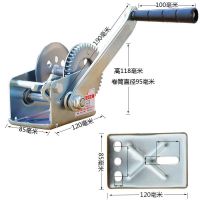 800磅裸机/没有钢丝绳和钩子 卷扬机小吊机家用手摇绞盘手动提升机小型升降机牵引绞车自锁葫芦