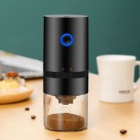 钢琴黑[电动陶瓷磨芯]USB充电 欧烹磨豆机电动咖啡豆研磨机 家用小型粉碎机 不锈钢咖啡机磨粉机