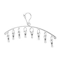 2.5mm[弧形8夹]普通 南方生活--国内知名 特粗不锈钢衣架防风袜架晾衣架晒袜子内衣挂钩夹子多功能儿童袜夹