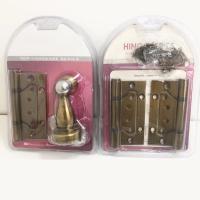 子母430黄古3片+门吸 室内门锁家用通用型卧室黑色房门锁欧式静音门把手旧木门老式锁具