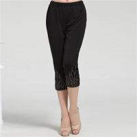 特价7分裤 XL[建议85-105斤左右] 中老年裤子女妈妈裤子春秋长裤高腰宽松老年人女裤直筒奶奶休闲裤