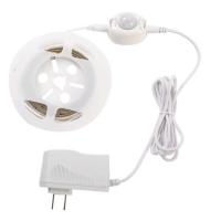 白光 智能人体感应(电池款)50厘米 人体感应灯带条led小夜灯床底氛围灯橱柜灯鞋柜灯楼梯床下感应灯