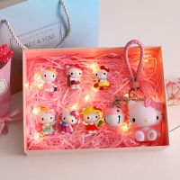 6KT猫+钥匙串 黑色礼盒 皮卡丘手办玩偶精灵宝可梦摆件生日礼物女走心毕业礼创意动漫周边