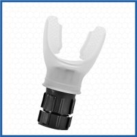 出口版 白色咬嘴 肺功能呼吸训练器腹式肺活量肺部康复练习锻炼跑步儿童强肺慢阻力