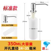 [A款]304泵头+塑料瓶 家用大配件全的装饰按压式菜盆皂液器台下盆洗洁精洗碗洗碗池大瓶
