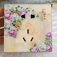 五孔插座 图1 玻璃面板 阔妮五孔插座开关套件二三入墙家用插座86型玻璃面板暗装电源插座