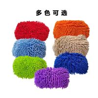 紫色1个 雪尼尔除尘平板拖把头加厚套头拖地拖通用拖把头尘推拖头拖布替换