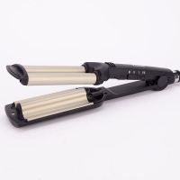 典雅黑-19MM-两档调温 蛋卷头卷发棒神器烫发器韩国波浪蛋糕夹板蛋卷三管水波纹卷发棒器