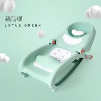藕荷绿升级款 儿童洗头躺椅0-10岁宝宝可折叠洗头椅防滑加厚可调节小孩洗发神器