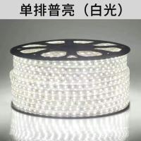 单排白光 不闪烁 10米装+控制器1个+卡扣尾塞 跑马灯带led室外七彩变色户外防水流水彩灯带闪光灯条彩灯灯带