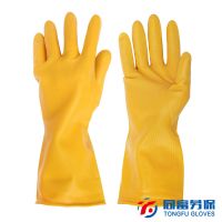 S码(小号) 3双 乳胶手套天骄手套保洁水产洗车家务耐酸碱橡胶劳保工业乳胶手套